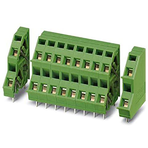 PHOENIX CONTACT ZFKKDS 1,5C-5,0 Leiterplattenklemme, 1.5 mm² Nennquerschnitt, 1 Polzahl pro Reihe, ZFKKDS(A) 1,5C Reichweite, 5 mm Rastermaß, Grün, 50 Stück von PHOENIX CONTACT