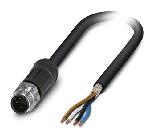 Phoenix 1454121 2 m black cable signal - cable signal 2 m, M12, black Phoenix 1454121 2 m black cable signal - cable signal 2 m, M12, black von PHOENIX CONTACT
