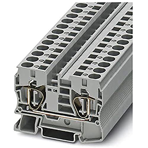 Phoenix CONTACT ST 10 Durchgangsklemme, 10 mm² Nennquerschnitt, 2 Anschlüsse, Grau, 50 Stück Phoenix CONTACT ST 10 Durchgangsklemme, 10 mm² Nennquerschnitt, 2 Anschlüsse, Grau, 50 Stück von Phoenix