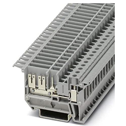 Phoenix Contact 8-0, 8), VBSTB 4-FS (6-2 Reihenklemme Grau, 2.5mm², 800 V, Schraubanschluss, Packung a 50 Stück von PHOENIX CONTACT