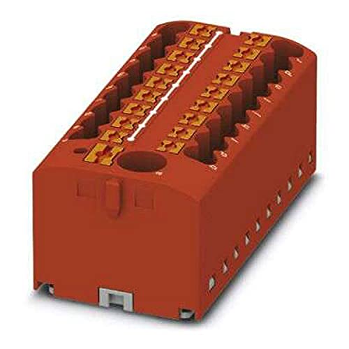 Phoenix Contact Einsteck Verteilerblock 19-polig, 26→ 12 AWG (massiv), 26→ 14 AWG (flexibel), 57A /, Packung a 8 Stück von PHOENIX CONTACT