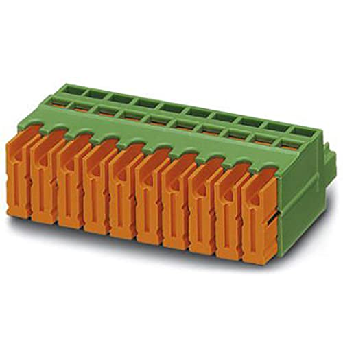 Phoenix Contact QC 0.5/16-ST-3.81 Steckbarer Klemmenblock Steckverbinder 16-Kontakte 3.81mm-Raster Gerade Phoenix Contact QC 0.5/16-ST-3.81 Steckbarer Klemmenblock Steckverbinder 16-Kontakte 3.81mm-Raster Gerade von PHOENIX CONTACT