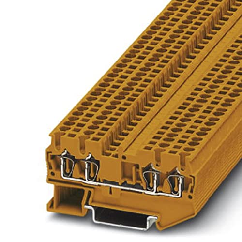 Phoenix Contact ST 2.5-QUATTRO OG Doppelstock Reihenklemmen Einfach Orange, 800 V / 24A, Packung a 50 Stück Phoenix Contact ST 2.5-QUATTRO OG Doppelstock Reihenklemmen Einfach Orange, 800 V / 24A, Packung a 50 Stück von PHOENIX CONTACT