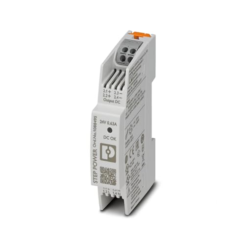 Phoenix Contact STEP3 Getaktet Netzteil, 100 → 240 V, 110 → 250 V, 24V dc / 630mA Phoenix Contact STEP3 Getaktet Netzteil, 100 → 240 V, 110 → 250 V, 24V dc / 630mA von PHOENIX CONTACT