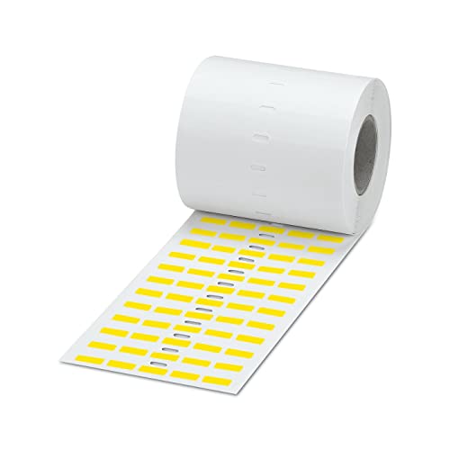 PHOENIX 824302 - Etikett,gelb,beschriftet nach Kundenangaben,Schriftfeldgröße:16 x 7 mm,1 stu von PHOENIX