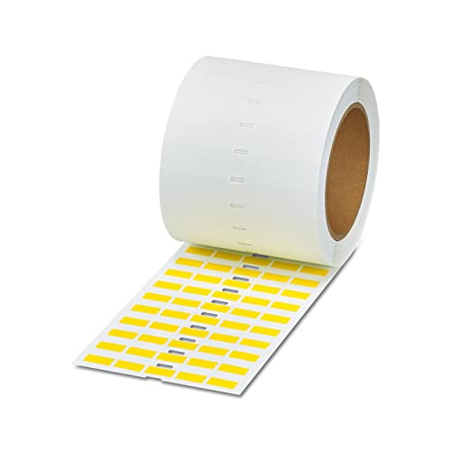 PHOENIX 824305 - Etikett,gelb,beschriftet nach Kundenangaben,Schriftfeldgröße:17,5 x 8 mm,1 stu von PHOENIX