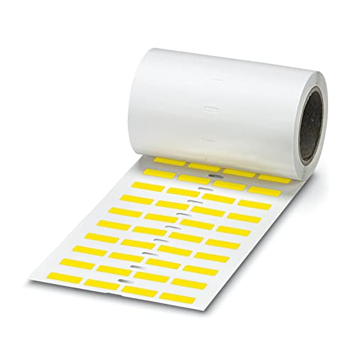 PHOENIX 824308 - Etikett,gelb,beschriftet nach Kundenangaben,Schriftfeldgröße:20 x 7 mm,1 stu von PHOENIX