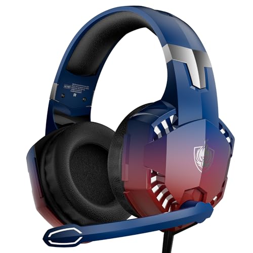 PHOINIKAS Gaming-Headset für PS4/PS5/Xbox One/Switch/PC/Laptop, 50-mm-Treiber, 2,1 m Kabellänge, verstellbares Mikrofon mit Geräuschunterdrückung, LED-Licht PHOINIKAS Gaming-Headset für PS4/PS5/Xbox One/Switch/PC/Laptop, 50-mm-Treiber, 2,1 m Kabellänge, verstellbares Mikrofon mit Geräuschunterdrückung, LED-Licht von PHOINIKAS