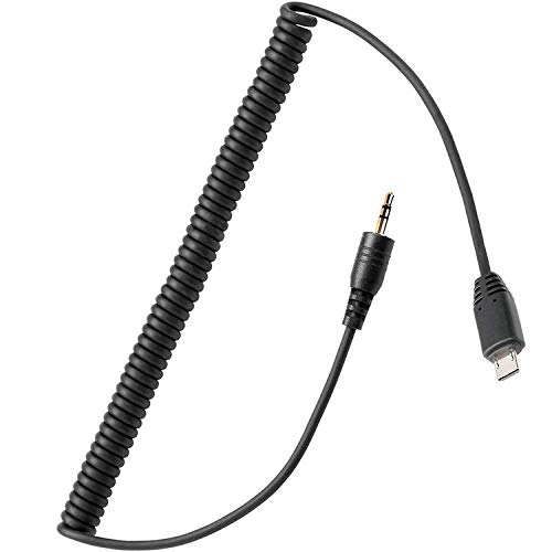 PHOLSY Ausloeser Kabel 2,5mm - S8/S2 Aus Kamera-Fernausloeser Kabel Verbindungskabel für Sony Kameras RM-SPR1 von PHOLSY