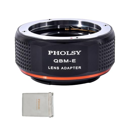 PHOLSY Manueller Objektivadapter: Kompatibel mit Rollei SL35 (QBM) Objektiv und Sony E (NEX) Kameragehäuse von PHOLSY