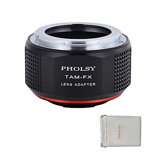 PHOLSY Objektivadapter Kompatibel mit Tamron ADAPTALL-2 Objektiv auf FX Mount Kameragehäuse Konverter Kompatibel mit Fujifilm X-H2S, X-Pro3, X-T5, X-T4, X-S20, X-S10, X-T30 II, X-E4 usw. Tamron-FX von PHOLSY