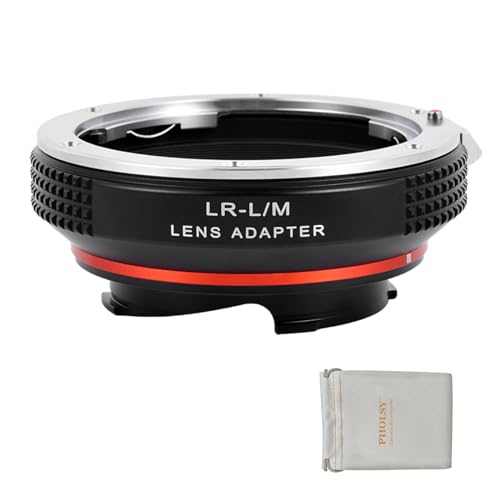 PHOLSY Objektivadapter mit 6-Bit Coding Kompatibel mit Leica R Objektivs und Leica M Mount Kameragehäuse Leica R auf Leica M von PHOLSY
