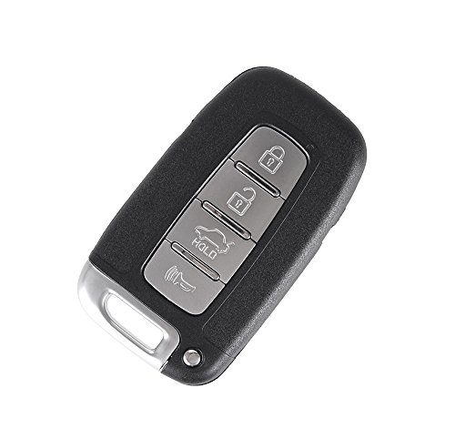 PHONILLICO Autoschlüssel Ersatz Fernbedienung Schlüssel Für Cle Hyundai i1 0 i20 ix20 i30 ix35 i40 Santa fe Veloster Schlüsselanhänger Flip mit 4 Tasten Klinge von PHONILLICO