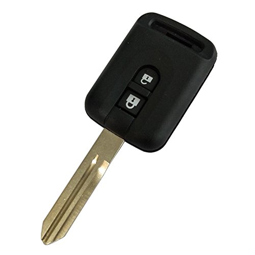 PHONILLICO Autoschlüssel Ersatz Fernbedienung Schlüssel Für Cle Nissan Almera Cabster Micra Navara Note Primera Qashqai Schlüsselanhänger Flip mit 2 Tasten Klinge von PHONILLICO