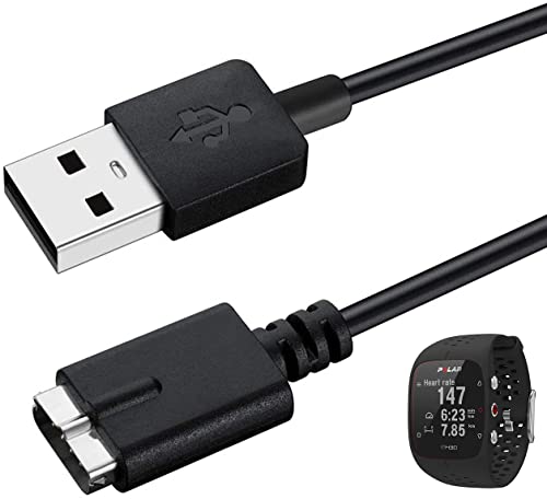 PHONILLICO Ladegerät kompatibel mit Polar M430 – USB Kabel 100cm Ladekabel Ersatz für Ladeadapter von PHONILLICO
