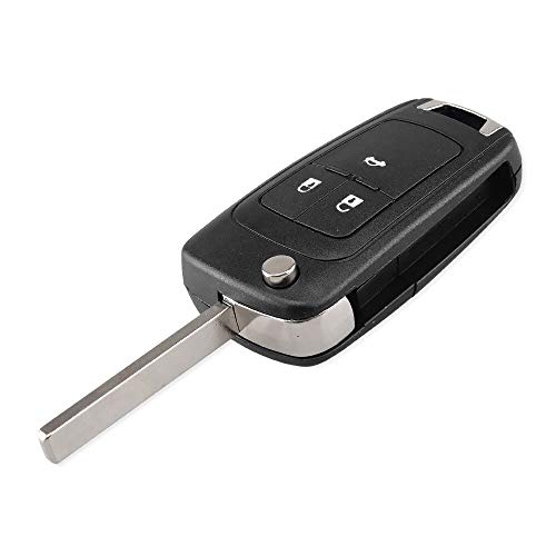 PHONILLICO Schlüsselgehäuse für Opel Astra J Insignia A Meriva B Zafira C Mokka Chevrolet Orlando Aveo – Funkschlüssel mit 3 Tasten von PHONILLICO
