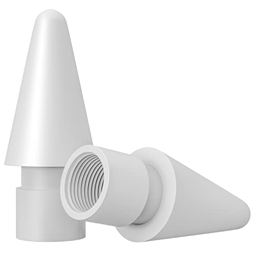 PHONILLICO Spitze kompatibel für Apple Pencil 1/2 Generation [2 Stück] - Pencil Spitzen Nibs Tips Hochempfindlich iPad von PHONILLICO