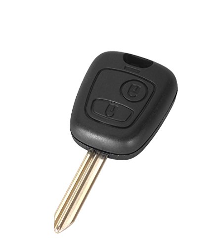 Schlüsselgehäuse für Citroen Berlingo Picasso Saxo Xsara Peugeot Partner Expert – 2 Tasten – Funkschlüssel Phonillico® von PHONILLICO