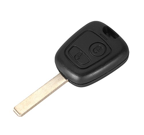Schlüssel Für Peugeot 107 207 307 Citroen C1 C2 C3 | 2 Tasten | Fernbedienung Autoschlüssel von PHONILLICO