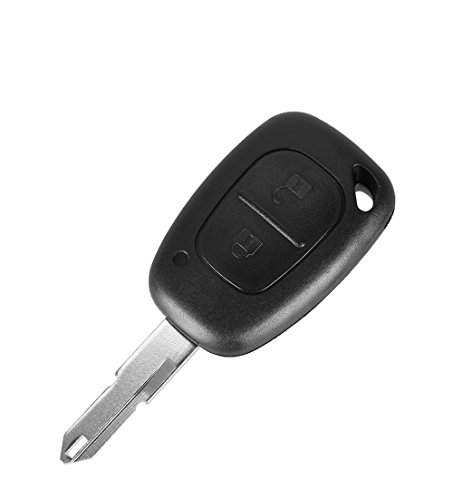 Schlüssel für Renault Kangoo Master Trafic | 2 Tasten | Fernbedienung Autoschlüssel von PHONILLICO