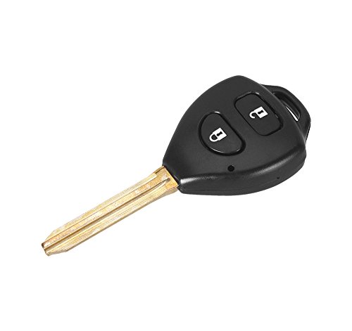 Schlüssel für Toyota Hilux Verso Urban Cruiser IQ Rav4 Yaris | 2 Tasten | Fernbedienung Autoschlüssel von PHONILLICO