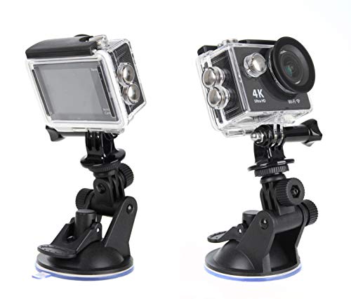 Photecs® Universal Saugnapf-Halterung für Dashcam Action-Cam (z.B. GoPro Hero) etc. an der Auto-Windschutzscheibe, KFZ, etc. von Photecs
