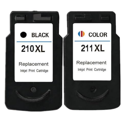 Überholte Tintenpatronenkartusche kompatibel mit PG-210 CL-211 XL PG210XL CL211XL Kompatibel mit die Verwendung in 210 211 IP 2702 MP 240 480 330 250 Tintenstrahldrucker zeigen Tintenpegel anzeigen(1x Überholte Tintenpatronenkartusche kompatibel mit PG-210 CL-211 XL PG210XL CL211XL Kompatibel mit die Verwendung in 210 211 IP 2702 MP 240 480 330 250 Tintenstrahldrucker zeigen Tintenpegel anzeigen(1x von PHOVYAFI