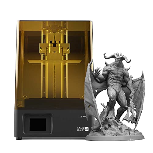 Phrozen Sonic Mighty 4K Resin 3D Drucker | 9,3 Zoll 4K Mono-LCD Bildschirm mit 52 µm Auflösung | Druckgröße 200x125x220mm | 3D Printer geeignet für Anfänger & Profi von PHROZEN