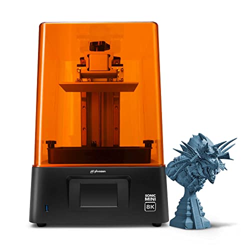 Phrozen Sonic Mini 8K Resin 3D Drucker | UV-Harz 3D Druckmaschinen mit 7,1 Zoll 8K Mono-LCD Bildschirm | 22 µm Mini 3D Printer mit Druckgröße 165x72x180mm | geeignet für Anfänger & Profi von PHROZEN