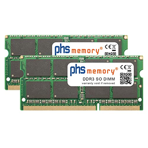 32GB (2x16GB) Kit RAM Speicher kompatibel mit QNAP TS-253B DDR3 SO DIMM 1600MHz PC3L-12800S von PHS-memory