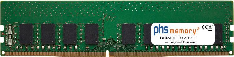 PHS-memory 16GB RAM Speicher für Gigabyte R120-T35 (rev. 100) DDR4 UDIMM ECC 2400MHz (SP320221) von PHS-memory