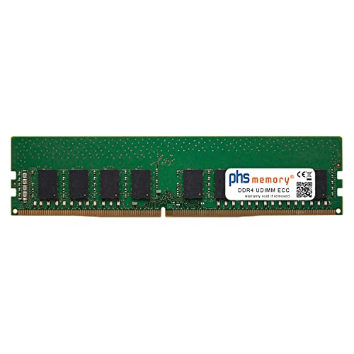 PHS-memory 16GB RAM Speicher kompatibel mit Gigabyte MB10-DS5 (rev. 1.3) DDR4 UDIMM ECC 2133MHz PC4-2133P-E von PHS-memory