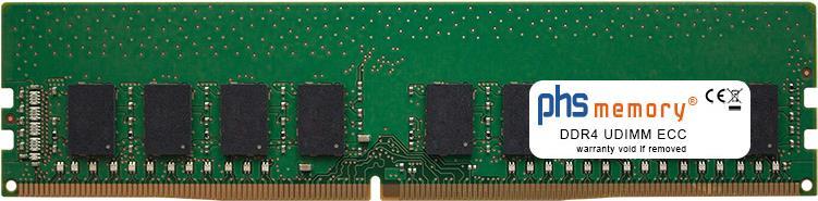 PHS-memory 16GB RAM Speicher kompatibel mit Gigabyte MW34-SP0 (rev. 1.0) DDR4 UDIMM ECC 3200MHz PC4-25600-E (SP492851) von PHS-memory