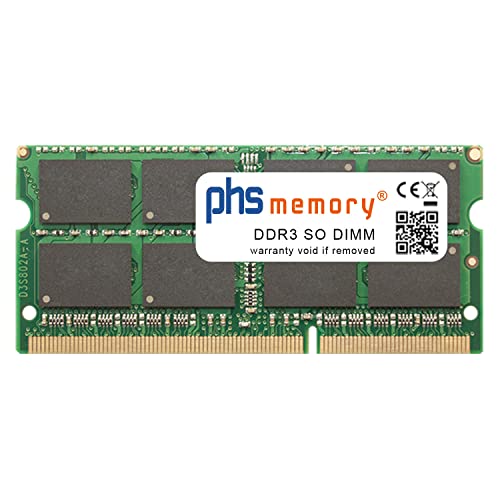 PHS-memory 16GB RAM Speicher kompatibel mit HP 15-bs101nia DDR3 SO DIMM 1600MHz PC3L-12800S von PHS-memory