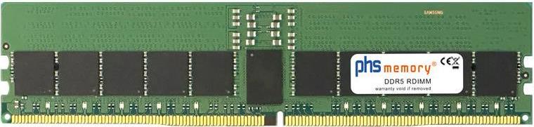 PHS-memory 16GB RAM Speicher kompatibel mit Supermicro SuperServer SYS-F511E2-RT DDR5 RDIMM 4800MHz PC5-38400-R (SP460331) von PHS-memory