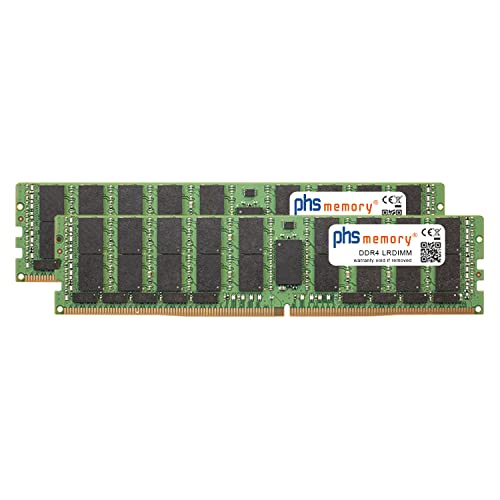PHS-memory 256GB (2x128GB) Kit RAM Speicher kompatibel mit Apple MacPro 16-Core 3,2GHz (2019) DDR4 LRDIMM 3200MHz PC4-25600-L von PHS-memory