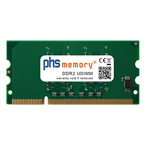 PHS-memory 256MB Drucker-Speicher kompatibel mit Triumph Adler LP 4135 DDR2 UDIMM 667MHz von PHS-memory