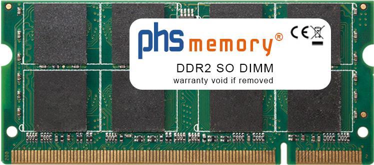 PHS-memory 2GB RAM Speicher für Toshiba Portege M750-135 DDR2 SO DIMM 667MHz (SP204965) von PHS-memory