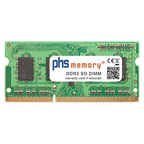 PHS-memory 2GB RAM Speicher kompatibel mit Asus A52F-EX1096D DDR3 SO DIMM 1066MHz PC3-8500S von PHS-memory