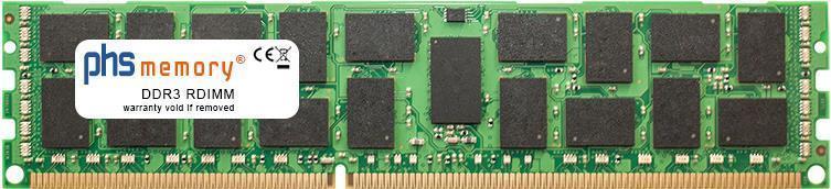 PHS-memory 32GB RAM Speicher für Supermicro SuperServer 6027PR-DNCTR DDR3 RDIMM 1600MHz (SP262594) von PHS-memory