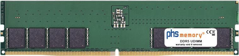 PHS-memory 32GB RAM Speicher kompatibel mit Captiva Highend Gaming R70-483 DDR5 UDIMM 4800MHz PC5-38400-U (SP453258) von PHS-memory
