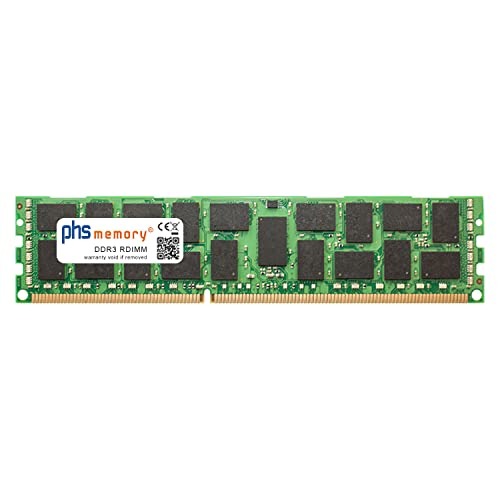 PHS-memory 32GB RAM Speicher kompatibel mit Gigabyte GA-7PTSH (E5-2600 v2) DDR3 RDIMM 1600MHz PC3L-12800R von PHS-memory