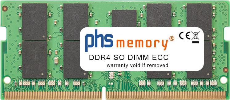 PHS-memory 32GB RAM Speicher kompatibel mit Kontron COMe-bBD7 DDR4 SO DIMM ECC 2400MHz PC4-2400T-P (SP465673) von PHS-memory