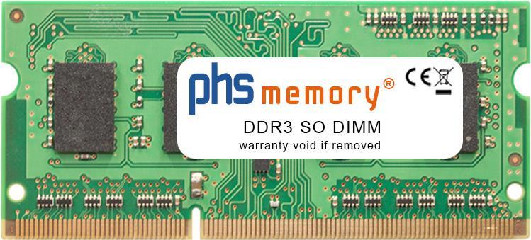 PHS-memory 4GB RAM Speicher für Asus K95VB-YZ074D DDR3 SO DIMM 1600MHz (SP136861) von PHS-memory