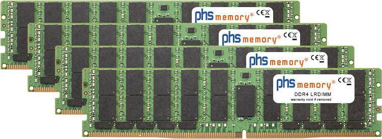 PHS-memory 512GB (4x128GB) Kit RAM Speicher kompatibel mit HP ProLiant BL920s Gen9 (G9) DDR4 LRDIMM 3200MHz PC4-25600-L (SP474790) von PHS-memory