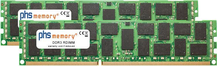 PHS-memory 64GB (2x32GB) Kit RAM Speicher für Supermicro H8SCM DDR3 RDIMM 1333MHz PC3L-10600R (SP159913) von PHS-memory