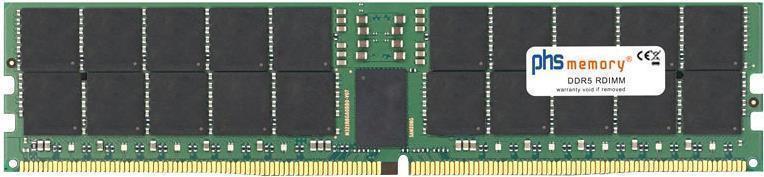 PHS-memory 64GB RAM Speicher kompatibel mit ASRock Rack GENOAD8UD-2T DDR5 RDIMM 4800MHz PC5-38400-R (SP502130) von PHS-memory