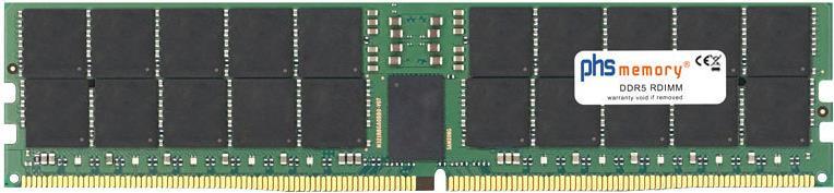 PHS-memory 64GB RAM Speicher kompatibel mit Lenovo ThinkSystem SD650-I V3 (7D7L) Neptune DDR5 RDIMM 4800MHz PC5-38400-R (SP461074) von PHS-memory