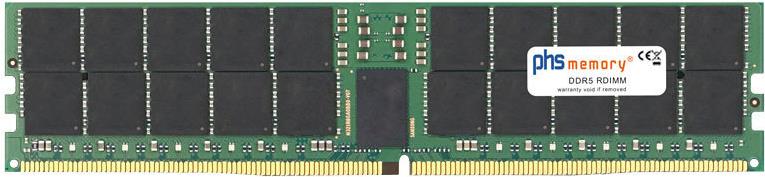 PHS-memory 64GB RAM Speicher kompatibel mit Supermicro A+ Server 8125GS-TNMR2 DDR5 RDIMM 4800MHz PC5-38400-R (SP525070) von PHS-memory