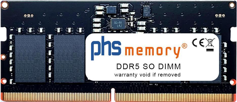 PHS-memory 8GB RAM Speicher kompatibel mit Acer Nitro 5 AN515-58-545P DDR5 SO DIMM 4800MHz PC5-38400-S (SP487271) von PHS-memory
